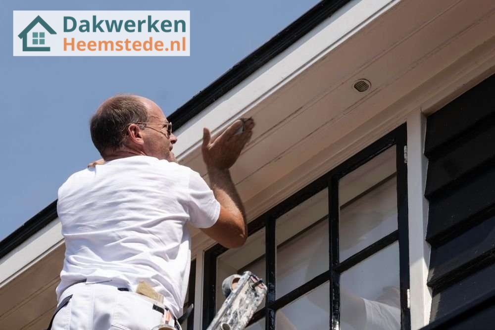 Dakgoot afwerken door onze dakdekker in Heemstede
