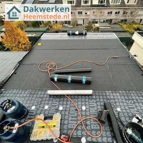 Plat dak opnieuw leggen Plat dak opnieuw leggen in Heemstede